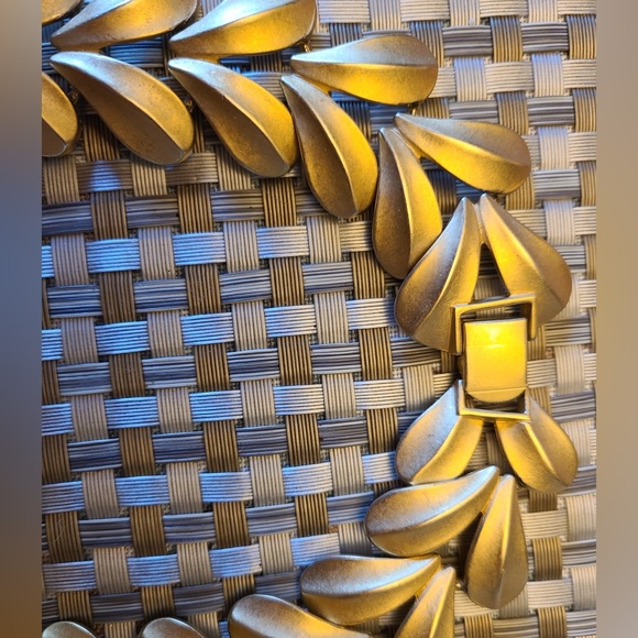 Erwin Pearl brushed gold necklace signed - Picture 2 of 4